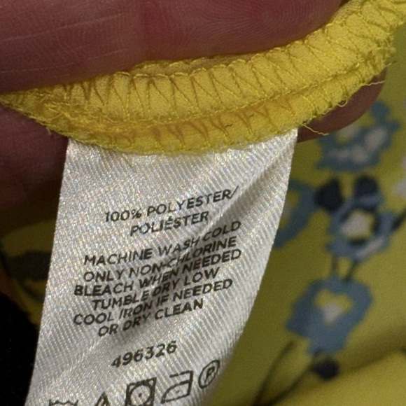 LOFT • Floral True Wrap Flutter Sleeve Blouse - Picture 8 of 8